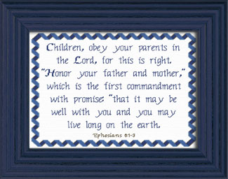 Obey Your Parents As In The Lord - Ephesians 6:1-3